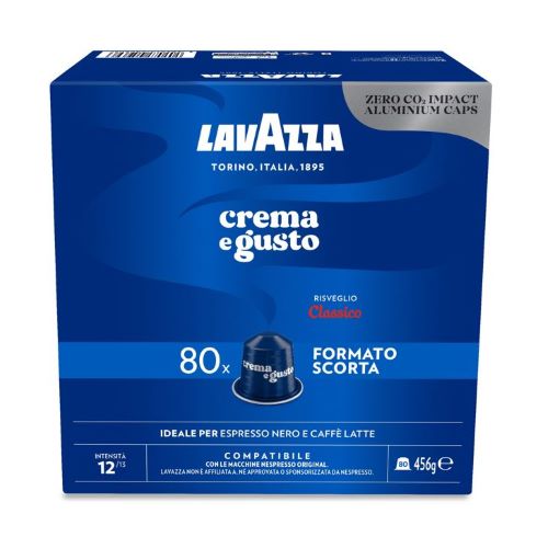 Capsule Alluminio Lavazza Crema e Gusto Classico comp. Nespresso