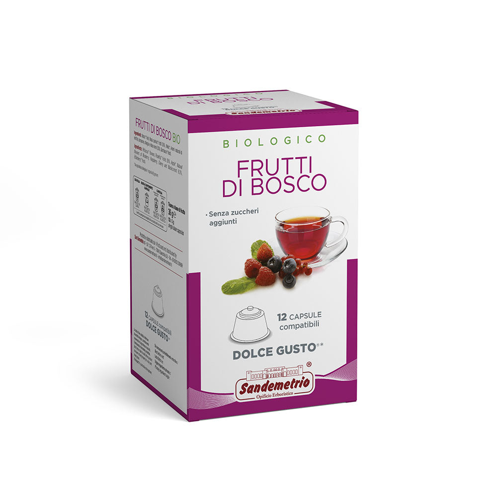 Capsule Sandemetrio Infuso Frutti Rossi Comp. Dolce Gusto