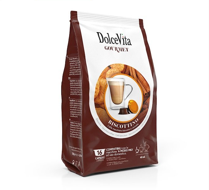 Capsule Solubili Dolcevita Biscottino comp. A MODO MIO®