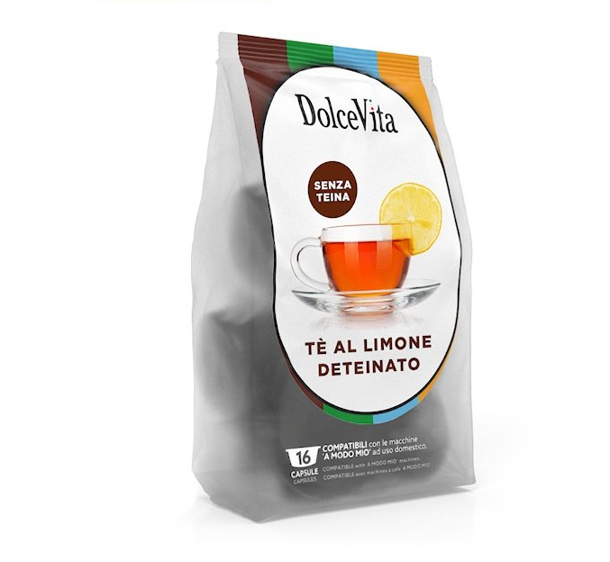 Capsule Solubili Dolcevita Tè Deteinato Limone comp. A MODO MIO®