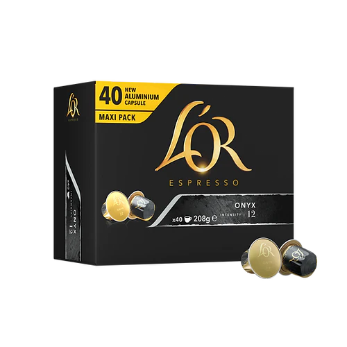 Capsule caffè allumino L'OR ONIX compatibili NESPRESSO