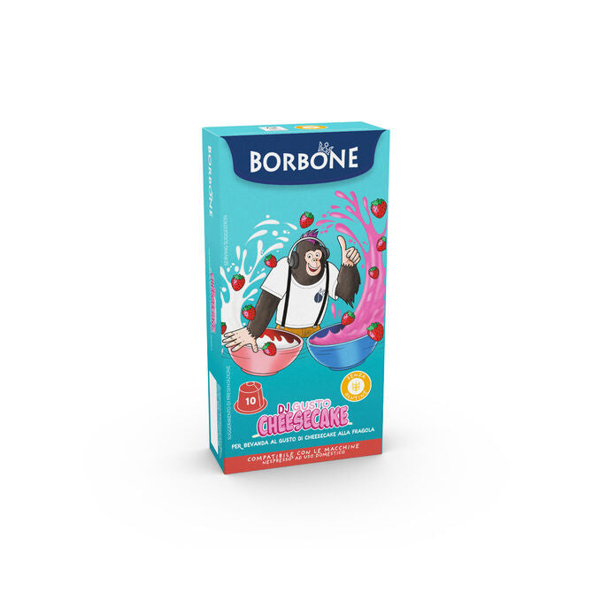 Capsule Borbone “DJGUSTO CHEESECAKE” - Ciocc Bianca e Fragola