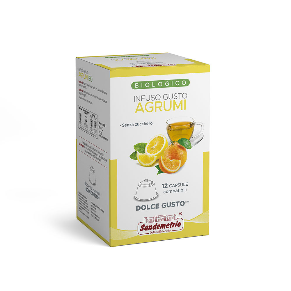 Capsule Sandemetrio Infuso Agrumi Comp. Dolce Gusto