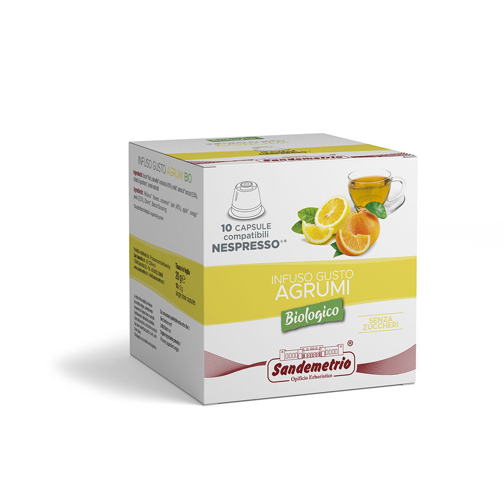 Capsule Sandemetrio Infuso Gusto Agrumi comp. Nespresso