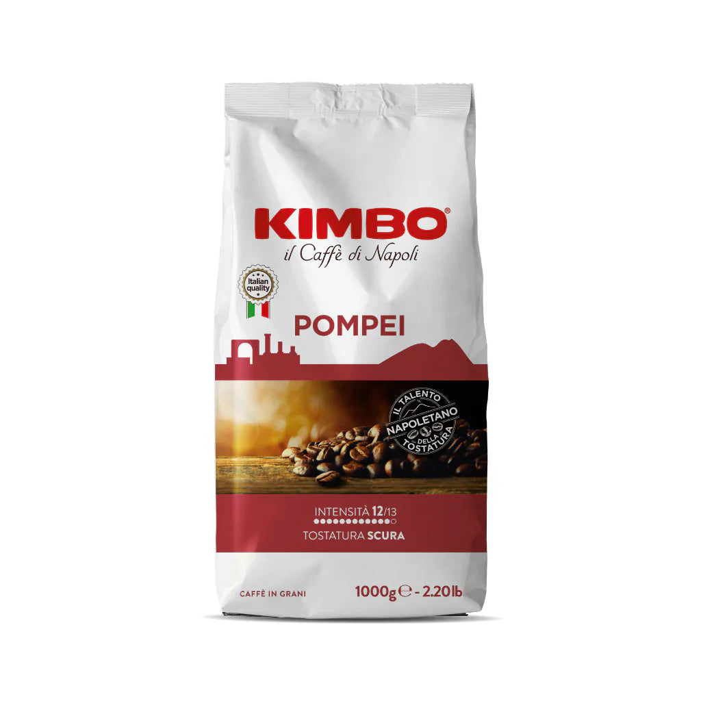Caffè in grani Kimbo miscela Pompei