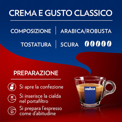 Cialde Carta Lavazza Crema E Gusto Classico