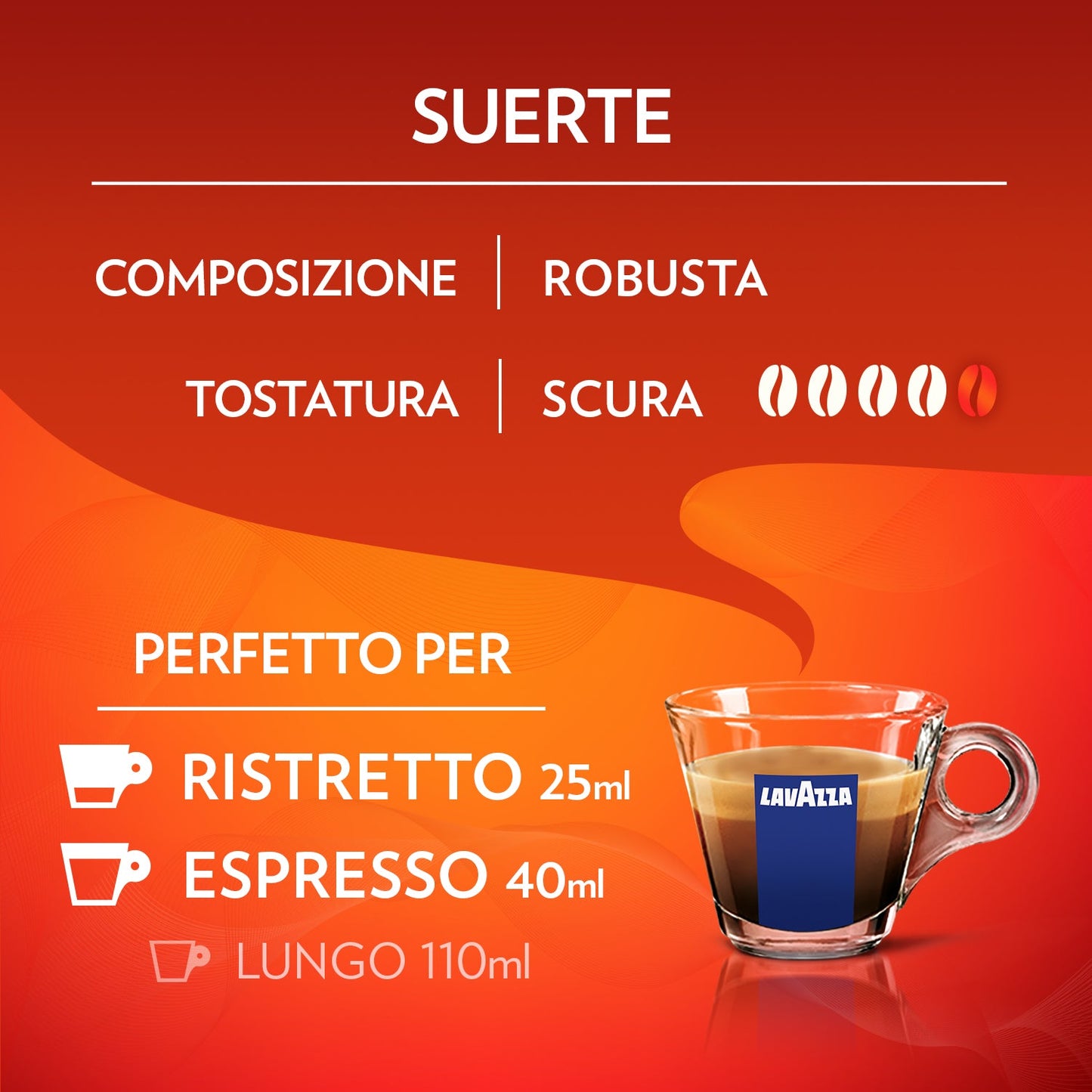Capsule caffè Lavazza Suerte compatibili A MODO MIO