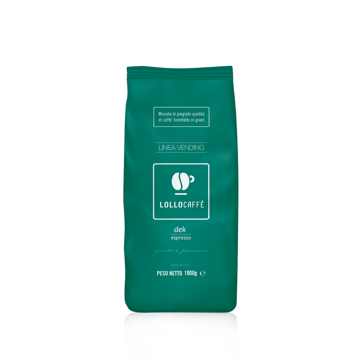 Caffè in grani Lollo miscela Dek