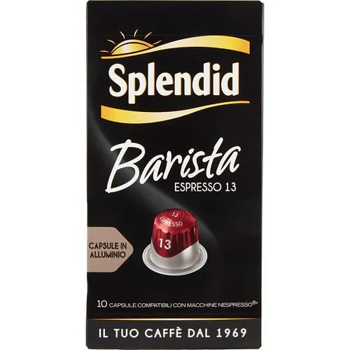Capsule in alluminio caffè Splendid BARISTA compatibili Nespresso (confezioni da 40)