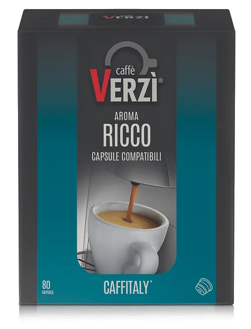 Caffè Verzì Capsule RICCO compatibili Caffitaly