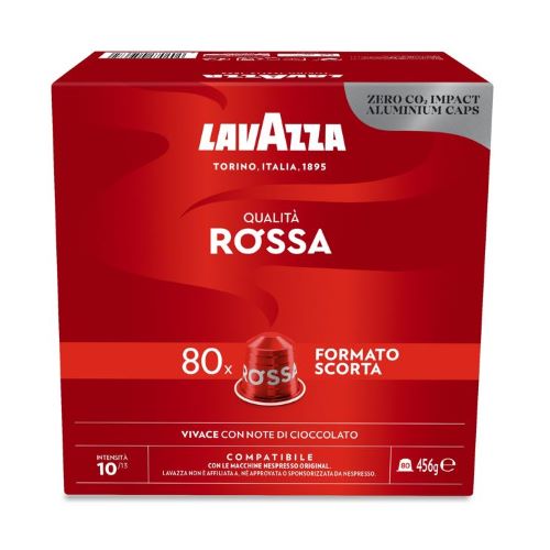 Capsule Alluminio Lavazza Qualità Rossa comp. Nespresso