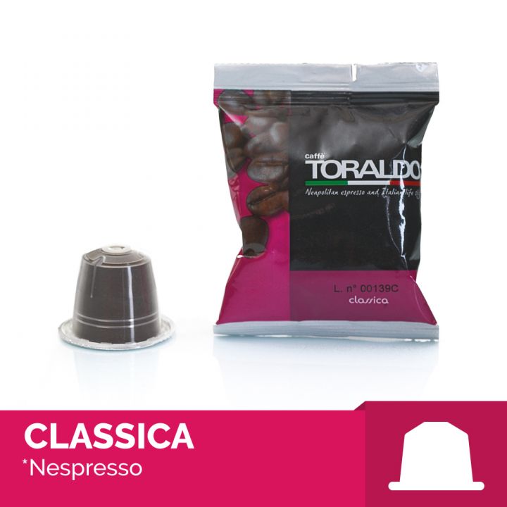 Capsule caffè Toraldo CLASSICA compatibili Nespresso
