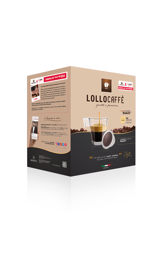 Capsule Lollo Miscela Argento compatibili Bialetti
