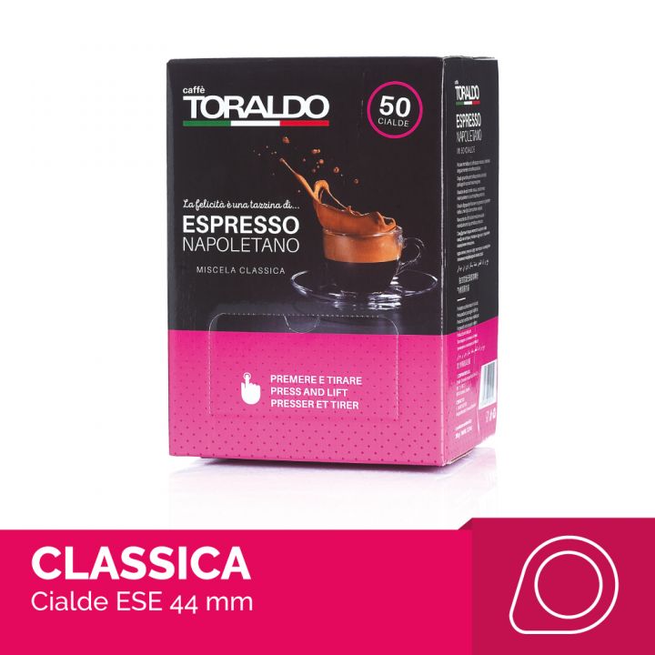 Cialde caffè 44 mm  Toraldo Miscela Classica