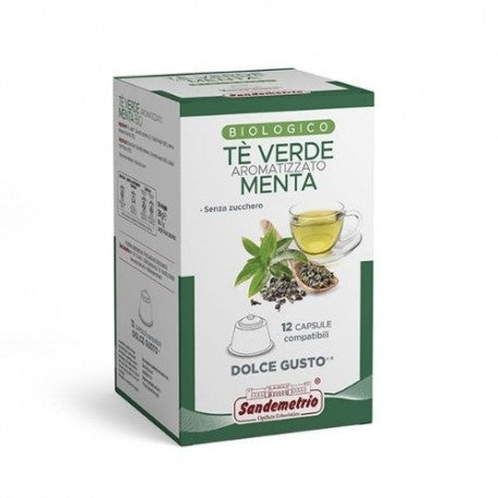 Capsule Sandemetrio Tè Verde Menta Comp. Dolce Gusto