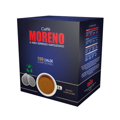 Cialde caffè 44 mm Moreno Miscela Blue
