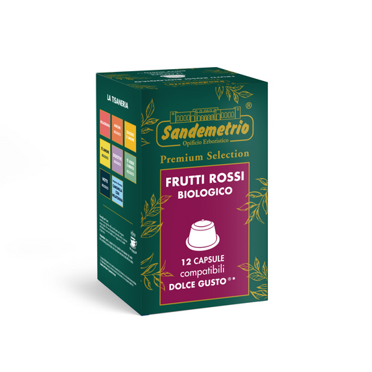 Capsule Sandemetrio Infuso Frutti Rossi Comp. Dolce Gusto