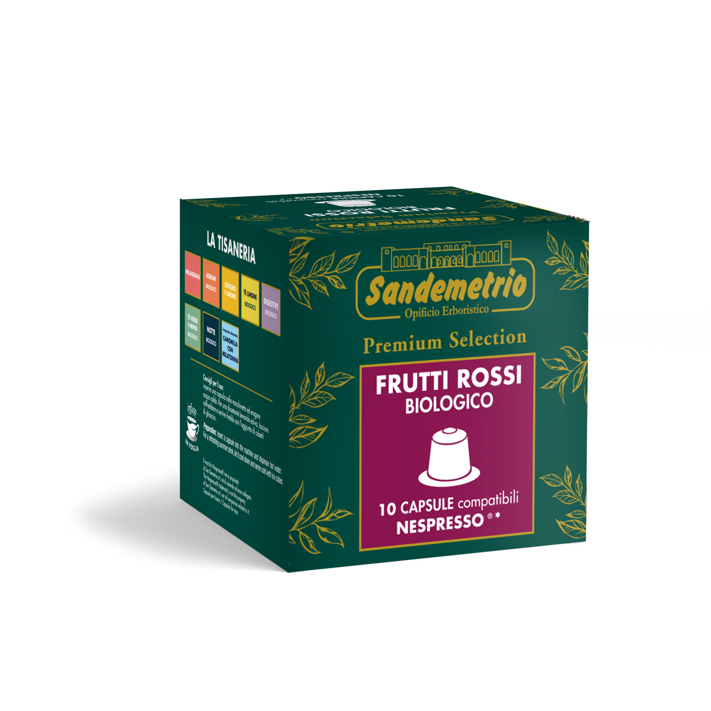 Capsule Sandemetrio Tisana Frutti Rossi comp. Nespresso