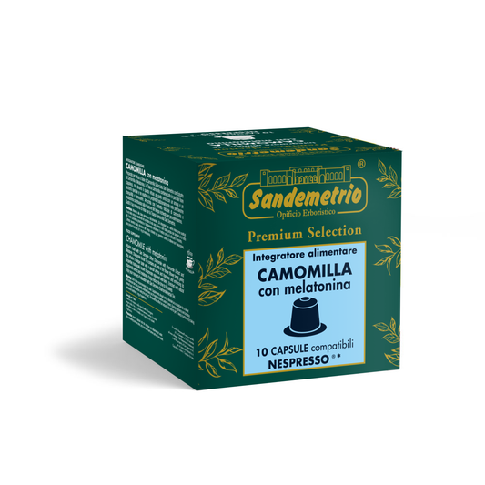 Capsule Sandemetrio Camomilla con Melatonina comp. Nespresso