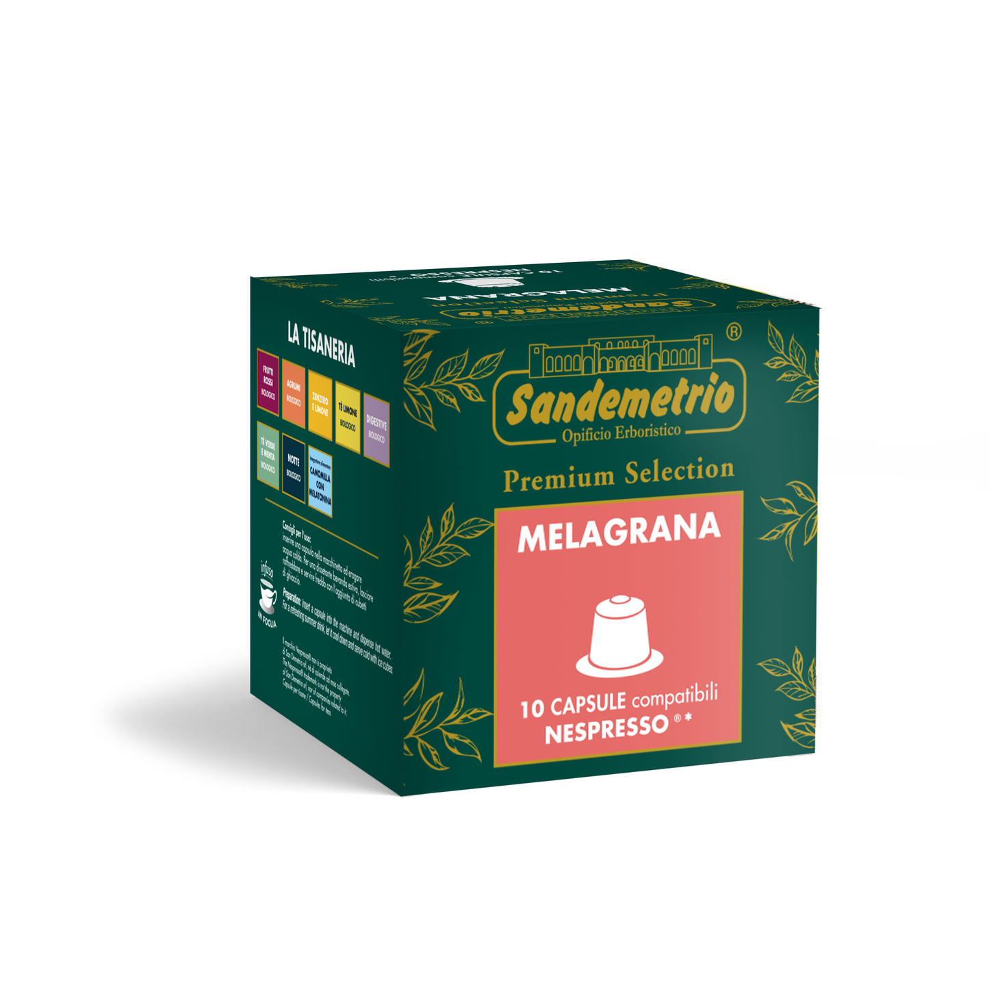 Capsule Sandemetrio Infuso Melagrana comp. Nespresso