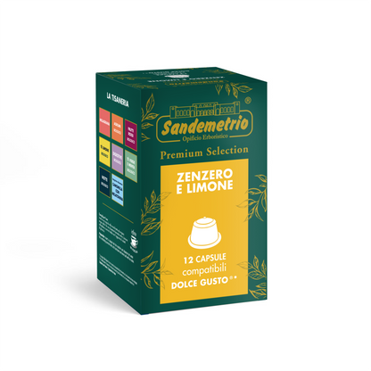 Capsule Sandemetrio Infuso Zenzero e Limone Comp. Dolce Gusto
