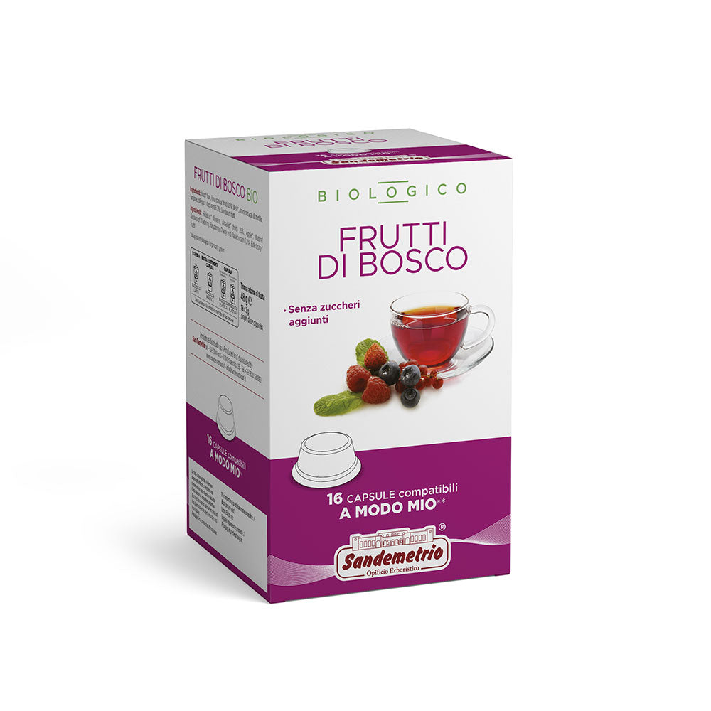 Capsule Sandemetrio Infuso Frutti Rossi Comp. A Modo Mio