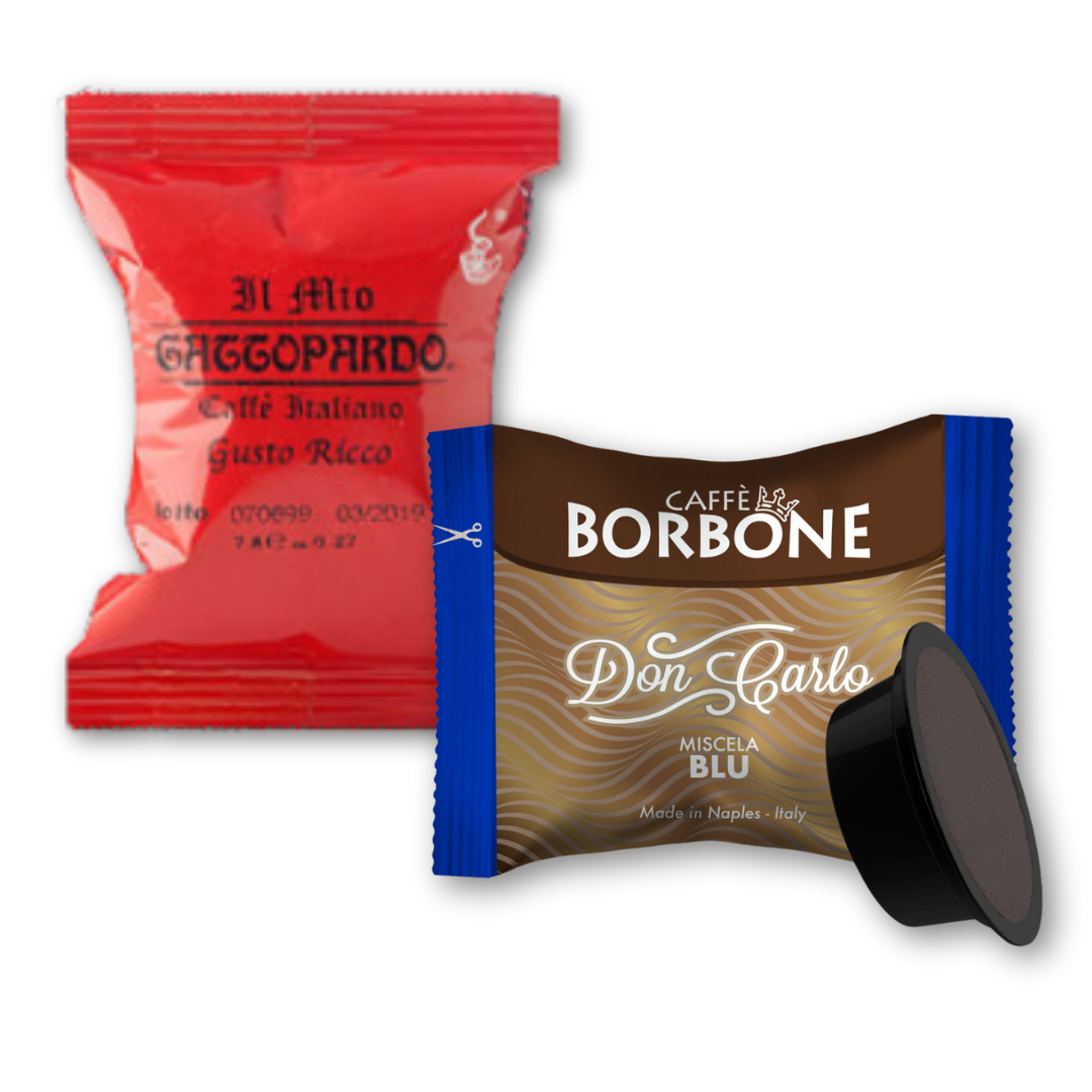 Capsule Caffè Borbone Don Carlo Miscela Blu compatibili con A Modo Mio
