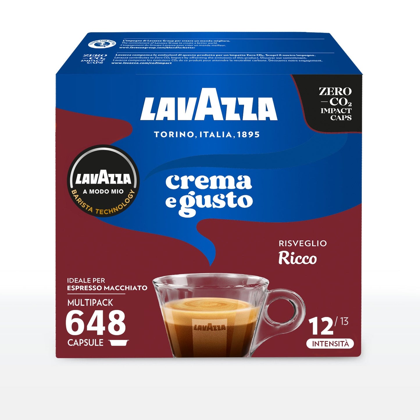 Capsule Lavazza A Modo Mio Qualità Crema e Gusto Ricco