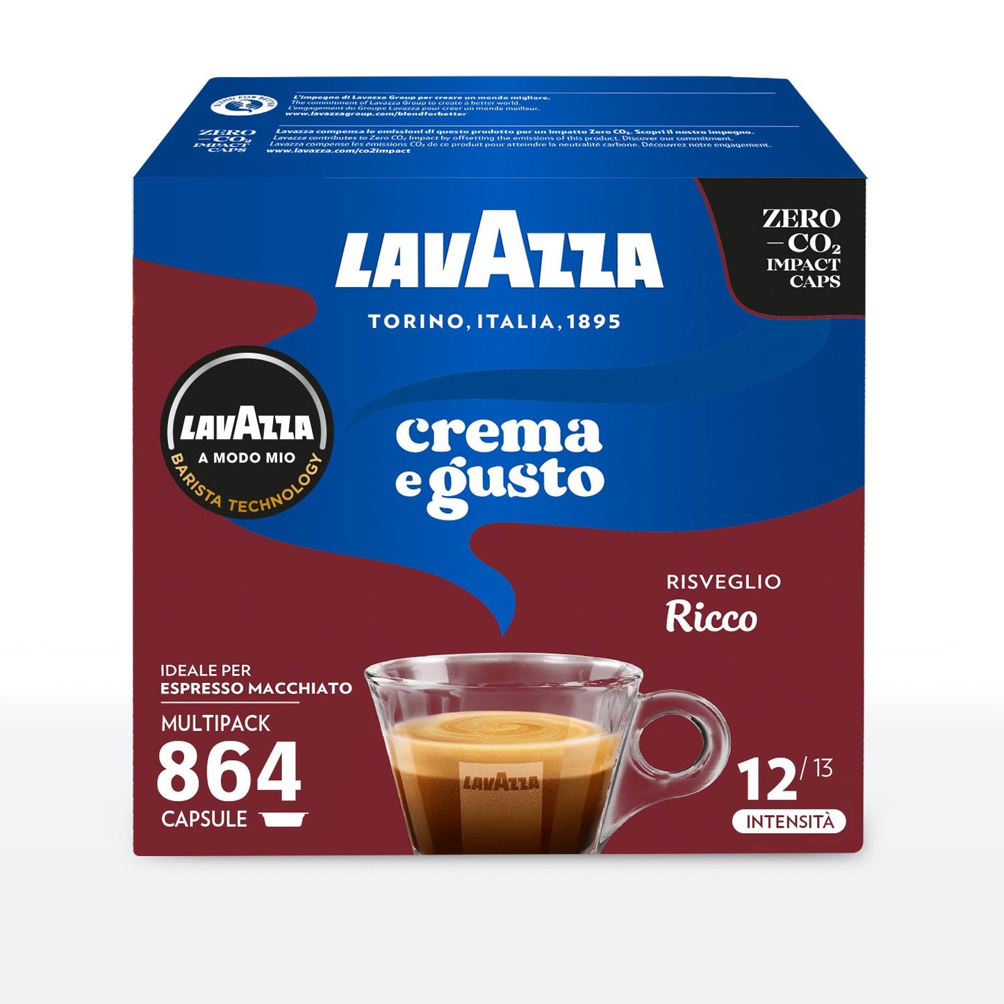 Capsule Lavazza A Modo Mio Qualità Crema e Gusto Ricco