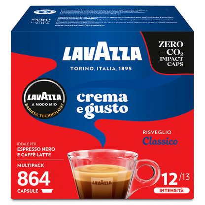 Capsule caffè Lavazza crema e gusto compatibili A MODO MIO