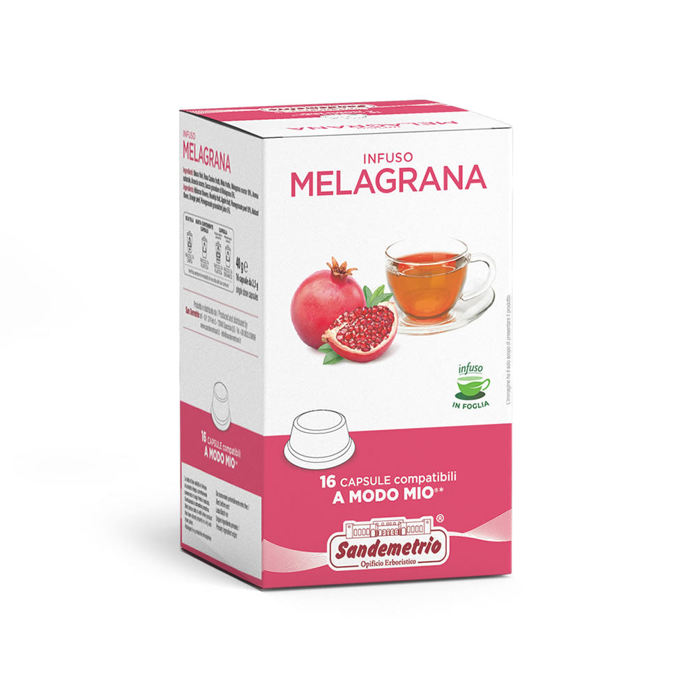 Capsule Sandemetrio Infuso Melagrana Comp. A Modo Mio