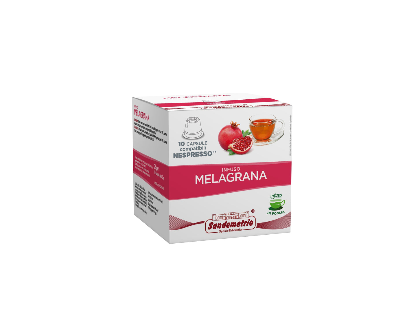 Capsule Sandemetrio Infuso Melagrana comp. Nespresso