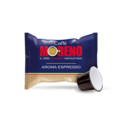 Capsule caffè Moreno miscela Espresso compatibili Nespresso
