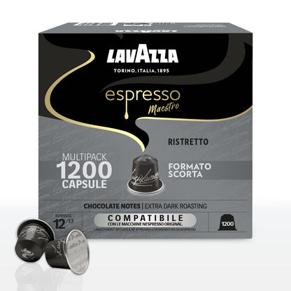 Capsule Alluminio Lavazza Maestro Ristretto comp. Nespresso
