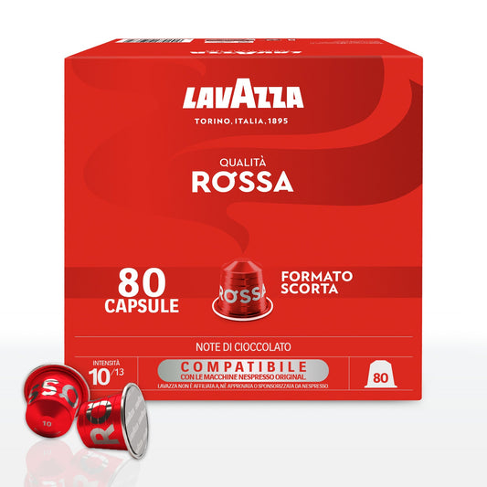 Capsule Alluminio Lavazza Qualità Rossa comp. Nespresso