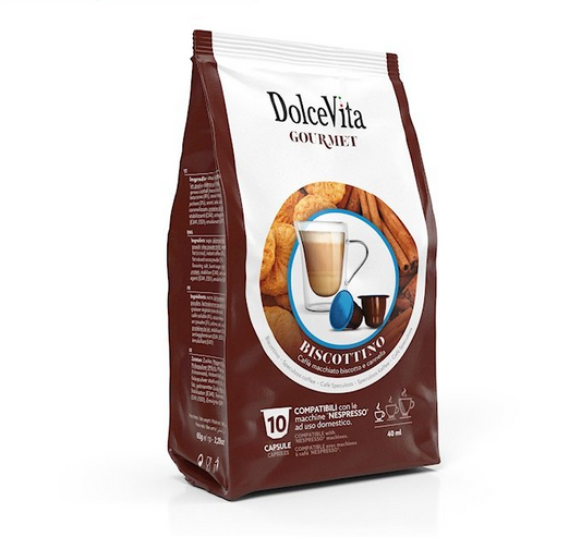 Capsule Solubili Dolcevita Biscottino comp. NESPRESSO®