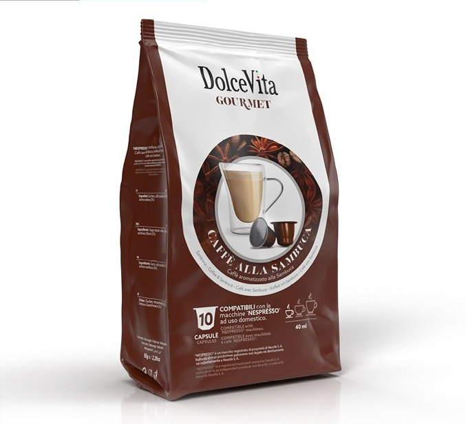 Capsule Solubili Dolcevita Caffè Sambuca comp. NESPRESSO®