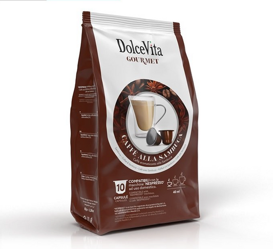Capsule Solubili Dolcevita Caffè Sambuca comp. NESPRESSO®