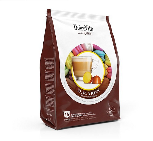 Capsule Solubili Dolcevita Macaron alla mandorla comp. DOLCEGUSTO®