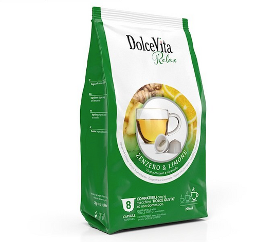 Capsule Solubili Dolcevita Relax Zenzero Limone Coffee comp. DOLCEGUSTO®