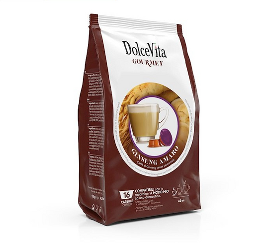 Capsule Solubili Dolcevita Ginseng Amaro comp. A MODO MIO®