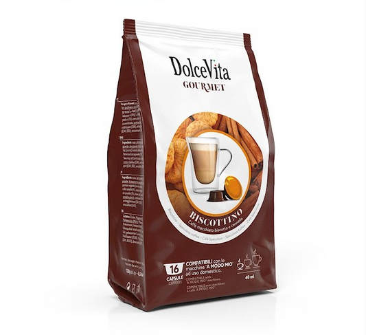 Capsule Solubili Dolcevita Biscottino comp. A MODO MIO®