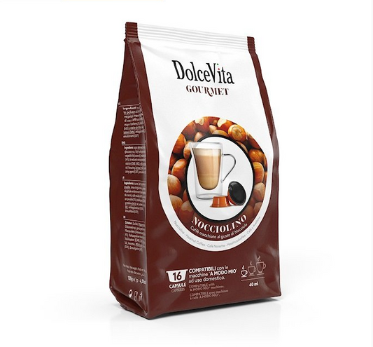 Capsule Solubili Dolcevita Nocciolino comp. A MODO MIO®