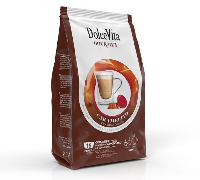 Capsule Solubili Dolcevita Caramelito comp. A MODO MIO®
