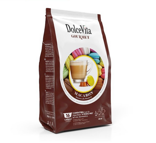 Capsule Solubili Dolcevita Macaron Alla Mandorla comp. A MODO MIO®