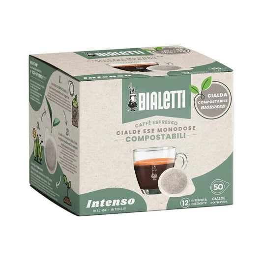 Cialde in carta ese 44 mm Miscela Intenso Bialetti