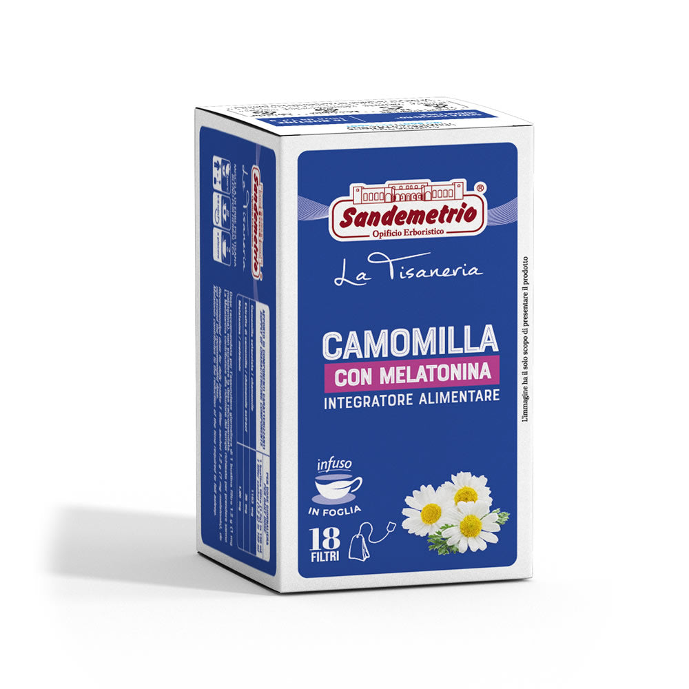 Filtri Sandemetrio Infuso Camomilla con Melatonina