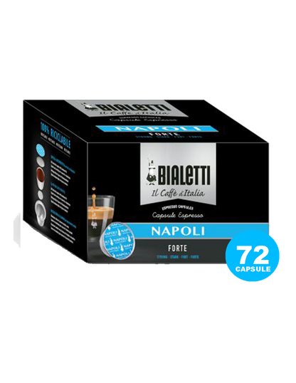 Capsule Bialetti Napoli  MULTIPACK (Gusto Forte) - (confezioni da 72 capsule)