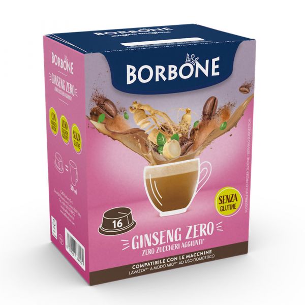 Capsule Borbone Solubile GINSENG ZERO x a modo mio