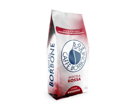 Caffè in grani Borbone miscela Rossa